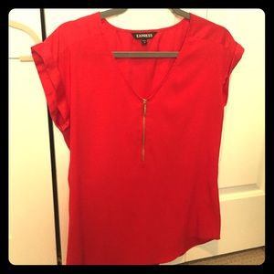 Short sleeve Express Red blouse